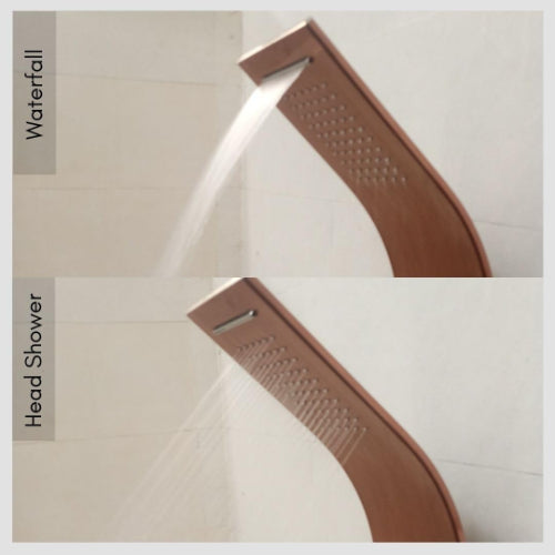 ZANDER - Rose Gold | Shower Panel