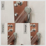 ZANDER - Rose Gold | Shower Panel