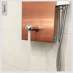 ZANDER - Rose Gold | Shower Panel