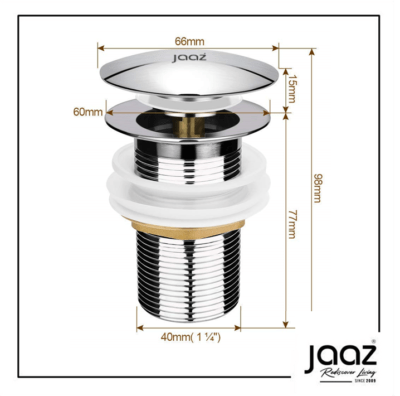 POP-UP Brass Waste Coupling