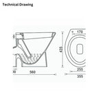 COCO Concealed Floor Mounted EWC With Tank