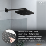 SHOWER MIXER SET | Black