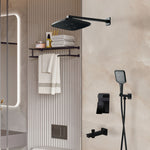 SHOWER MIXER SET | Black
