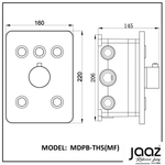 Mixer & Diverter - Thermostatic | MDPB-TH5 (MF)