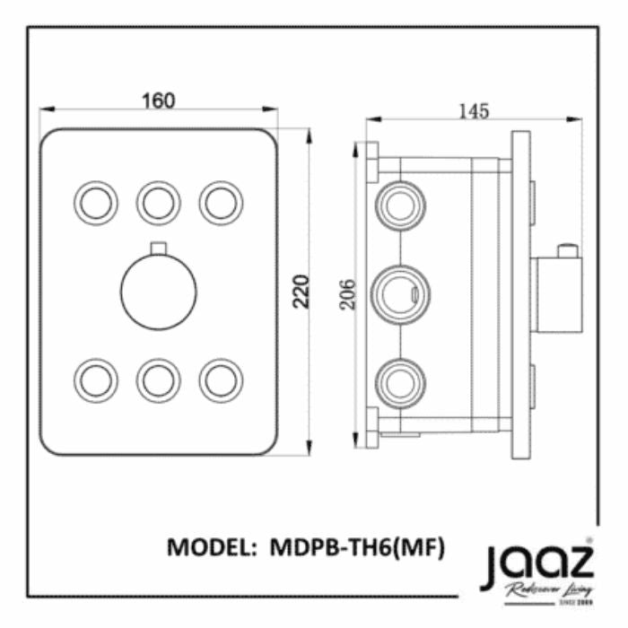 MDPB-TH6 (MF) | Thermostatic