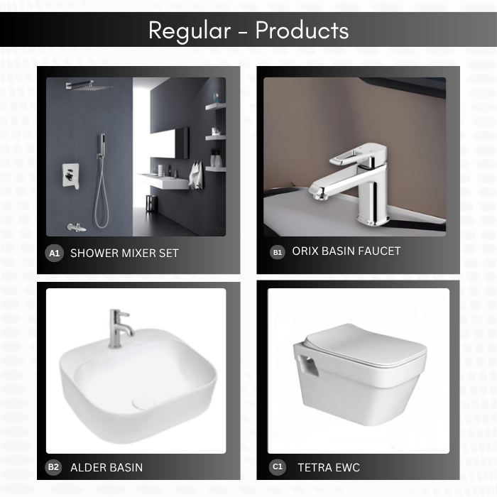 REGULAR | Bathroom Set