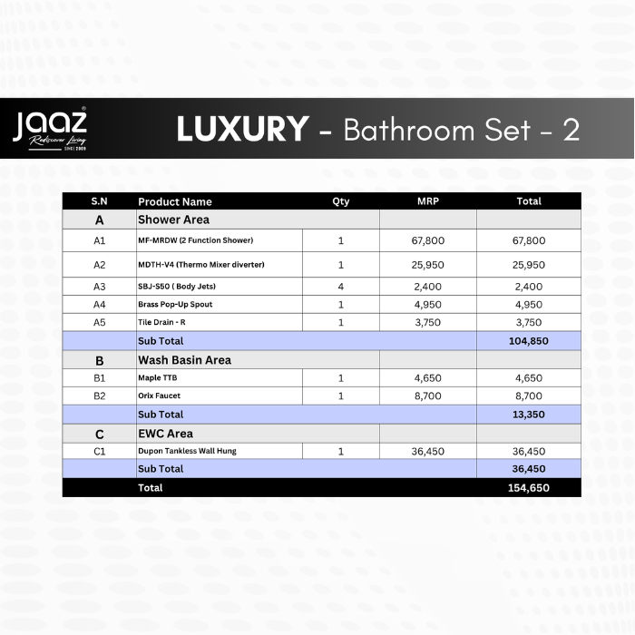 LUXURY | Bathroom Set