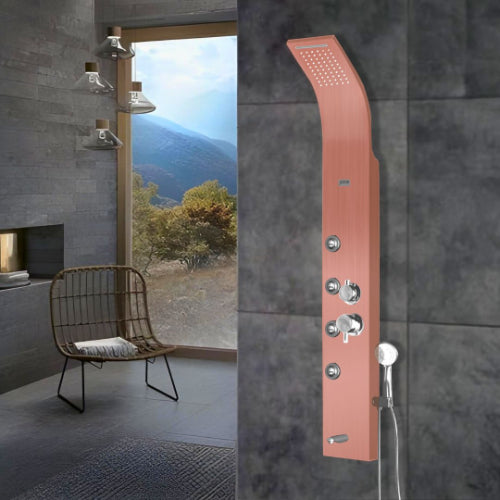 ZANDER - Rose Gold | Shower Panel